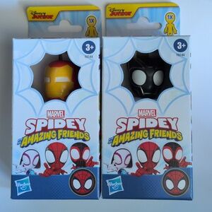 Hasbro Spidey Friends Black Panther & Iron Man Action Figure